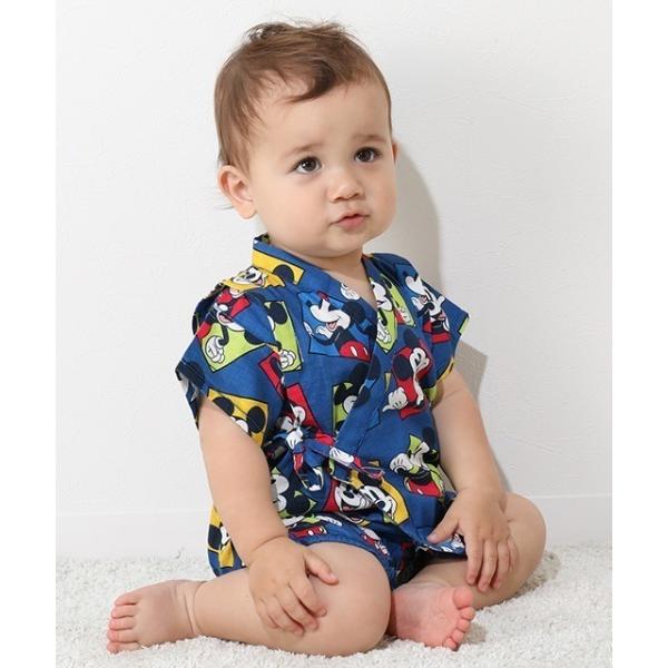 浴衣 ディズニー ベビー甚平 9572B キッズ 子供 男の子 女の子