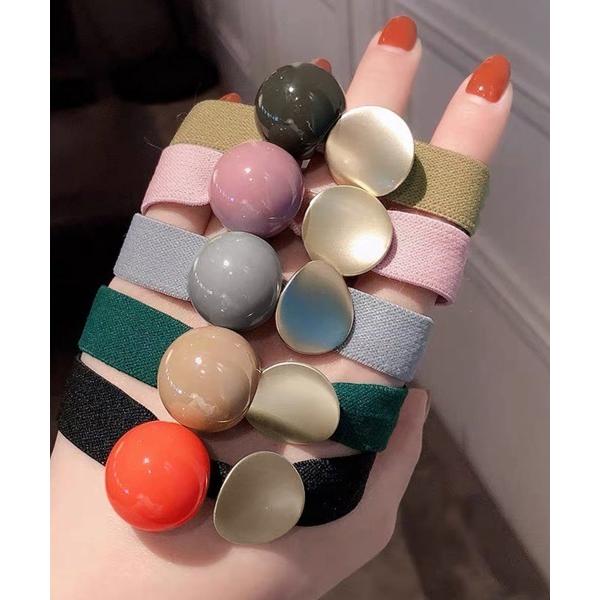 シュシュ ヘアゴム 5本セットヘアアクセサリー人気