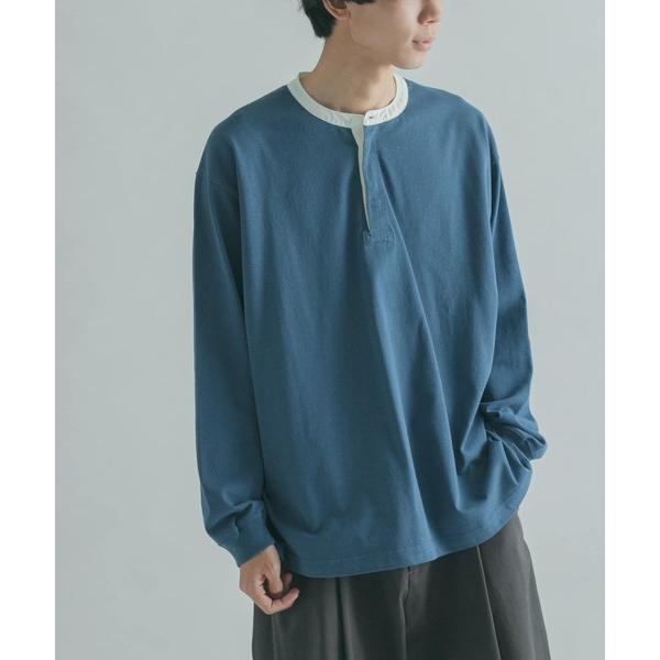 「FORK&amp;SPOON」 長袖Tシャツ 5 ブルー系その他 メンズ