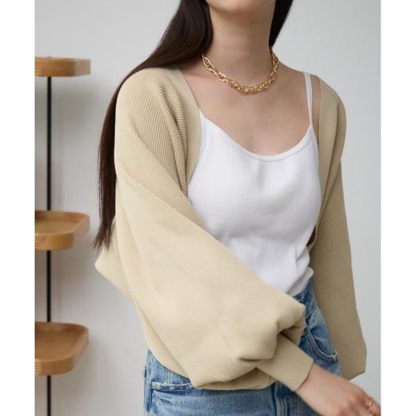 カーディガン ショートニットボレロ レディース