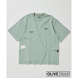 tシャツ Tシャツ メンズ OLIVEDRAB/DYEDキャリーポケット Tシャツ