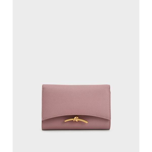 「CHARLES &amp; KEITH」 財布 XX-SMALL スモークピンク レディース