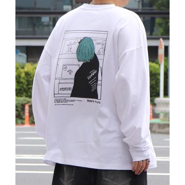 「ILL&apos;S」 長袖Tシャツ L ホワイト系その他4 メンズ