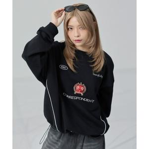 トレーナー スウェット 「SET-UP着用可能」オーバーサイズドローコードゲームスウェット ゲームシャツ サッカーシャツ ユニフォームTシャツ ヘビー