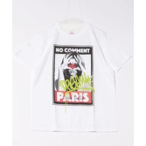 tシャツ Tシャツ メンズ 「NO COMMENT PARIS」”Those Gurlz”プリント ショートスリーブTEE