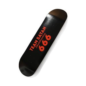 スポーツ メンズ TEAM SATAN SKATEBOARDING チームサタン スケートボーディング 666 SKATE DECK スケートデッキ｜zozo