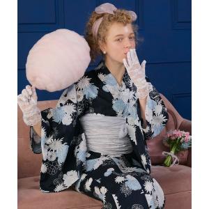超美品　綿麻　現代　浴衣 着物　夏　167 トールサイズ　生成り　麻の葉　黒 浴衣 レディース セット レトロ 高級変わり織り綿麻浴衣3点