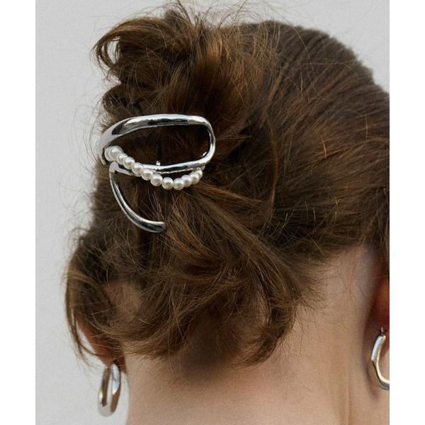 ヘアゴム パール コイル メタル ヘアカフ