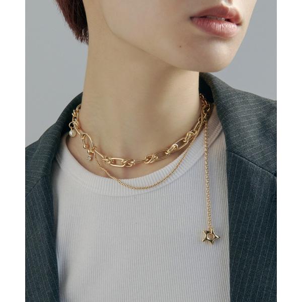 ネックレス アッセンブル スター チャーム ネックレス レディース