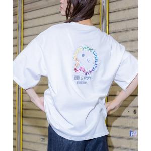 tシャツ Tシャツ レディース 「ROUXDI PERFE ルゥディパフィー」バックカラフルベーマーク刺繍Tシャツ｜zozo