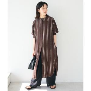 リネンストライプワンピース（レディースファッション）の商品一覧 