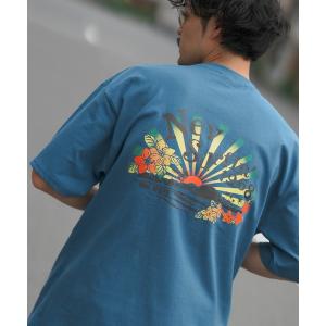 a□ナイトレイド/NITRAID イラストプリント 半袖Tシャツ【M】黒