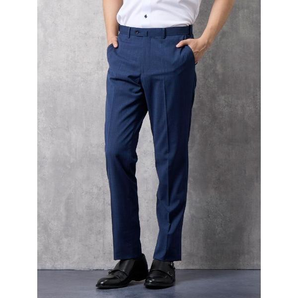 スラックス 軽量＆清涼パンツ　トロピカル生地・高通気　凄脚（すごあし）シリーズ　チェック柄　シロクロ...