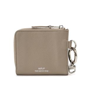 財布 「waku」 カウレザーコンパクトウォレット メンズ レディース