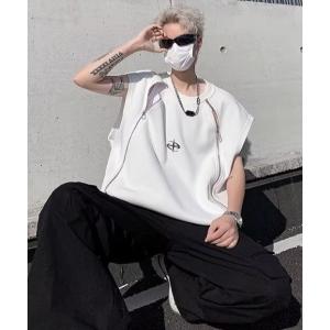 BENDER TOKYO タンクトップ クラッシュ ダメージ加工 ロング丈