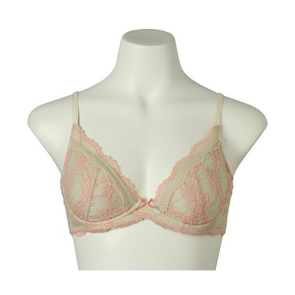 ブラジャー キッドブルー -２４シャーリングレース -3/4カップワイヤーブラジャー -KIWA16...