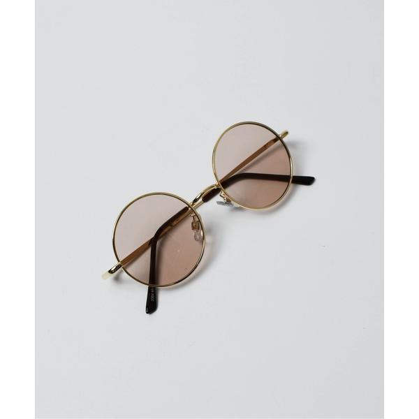 サングラス 「UVカット99%レンズ」ユニセックス ラウンド型 サングラス サブアイウェア ケース付...