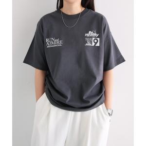 tシャツ 「新色・新サイズ追加」企業ロゴプリント半袖Tシャツ レディース メンズ