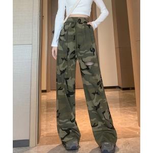 gossip!ロサンゼルス ジーンズ デニム デニムパンツ Y2K 迷彩柄ワイド