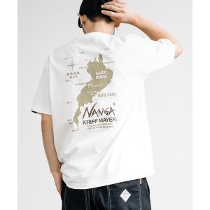 tシャツ Tシャツ メンズ NANGA × KRIFF MAYER ナンガ クリフメイヤー 琵琶湖プリントコラボTシャツ 2359901