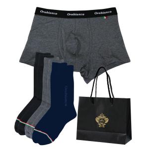 ボクサーパンツ 「Orobianco/オロビアンコ」SiNCERE限定 ボクサーパンツ＆靴下ギフトセット