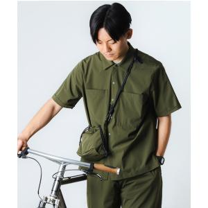 シャツ 半袖 バックポケット半袖シャツ (収納サコッシュ付) メンズ レディース
