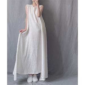 ワンピース ノースリーブマキシ丈ワンピースの商品画像
