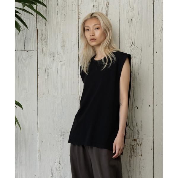 tシャツ 「paradigm」サイロ天竺ノースリーブカットソー メンズ レディース
