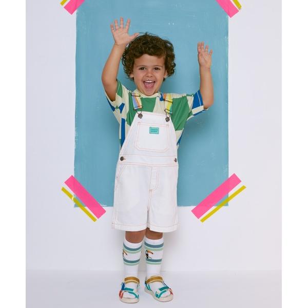 サロペット オーバーオール KIDS SHORTS （CARIOCA） キッズ 子供服 男の子 女の...