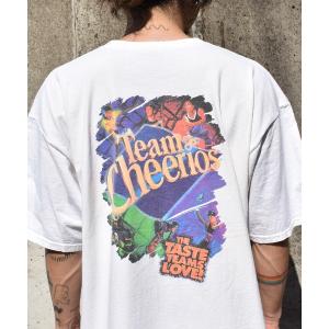 tシャツ Tシャツ メンズ 「ヴィンテージ古着」Team Cheerios cereal / チーム チェリオス シリアル ロゴプリント Tシャツ