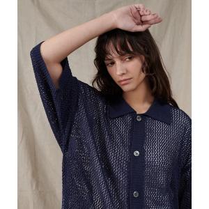 シャツ HEART JACQUARD MESH ...の商品画像