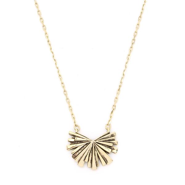 ネックレス 「SCALA/スカラ」SUN扇形ネックレス/made in JAPAN（日本製） レディ...