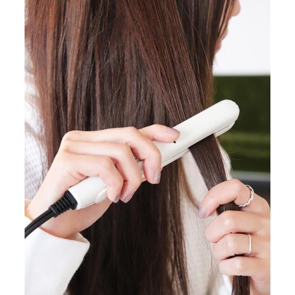 (IT)「SAFFRON」ミニ ストレート ヘア アイロン「プレート12mm」