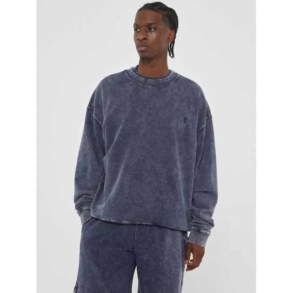 トレーナー スウェット GUESS Originals Tinted Acid Wash Crewn...