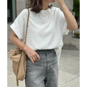 ブラウス シャツ 「手洗い可能」サイズ展開追加！バックジップジョーゼットTブラウス レディース