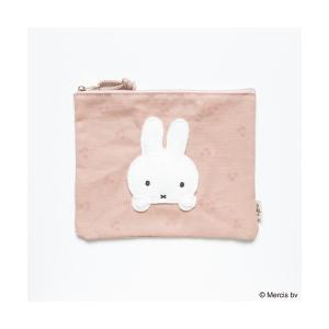 ポーチ レディース MIFFY CHERRY APPLIQUE フラットポーチ｜zozo