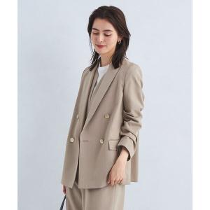 ジャケット テーラードジャケット 「size SHORTあり」Greed グリード ダブル ジャケット -ウォッシャブル・防シワ- レディース