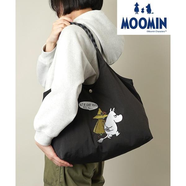 トートバッグ 「MOOMIN」(ムーミン) 軽量 収納力 しっかり お買い物 にも 刺繍 マルシェバ...