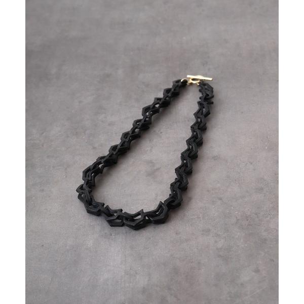 ネックレス プラスレザー　ネックレス　heart-like　S メンズ レディース