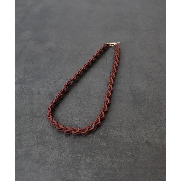 ネックレス プラスレザー　ネックレス　heart-like　M メンズ レディース