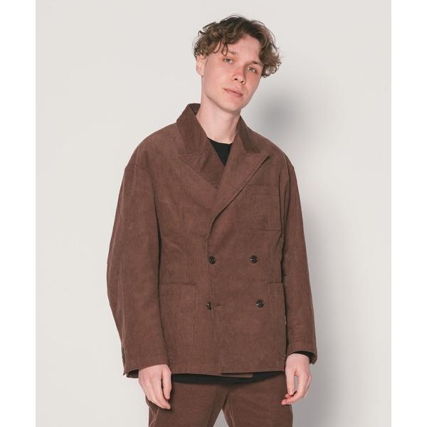 ジャケット テーラードジャケット DOUBLE BREASTED CORDUROY JACKET ”...