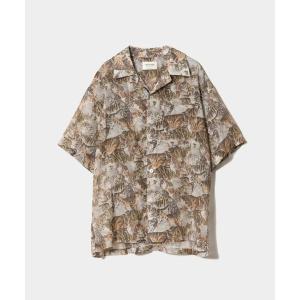 シャツ ブラウス メンズ beautiful people cats printed boil open collar shirt 141510600｜zozo