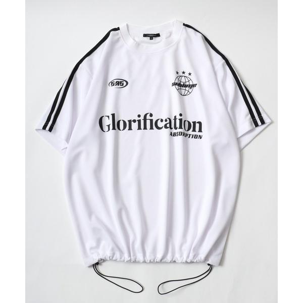 tシャツ Soccer Game Shirt/オーバーサイズ 接触冷感/吸水速乾 メッシュ ユニフォ...