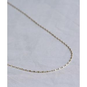 ネックレス K10 YG チェーンネックレス マリーナ/40cm「queite」 レディース メンズ