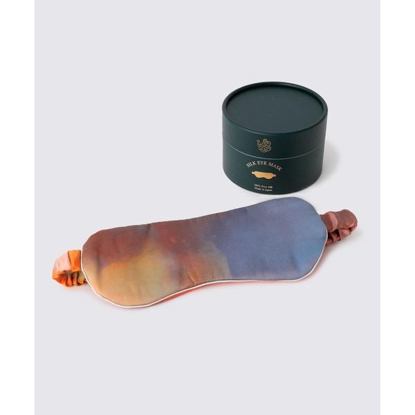 ルームウェア 部屋着 ウォーターカラー シルクアイマスク -イブニンググロウ- レディース メンズ