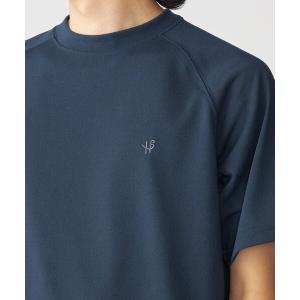 tシャツ Tシャツ メンズ *SHIPS:「接触冷感・吸水速乾等」STORATECH(TM) ワンポイントロゴ 鹿の子 Tシャツ
