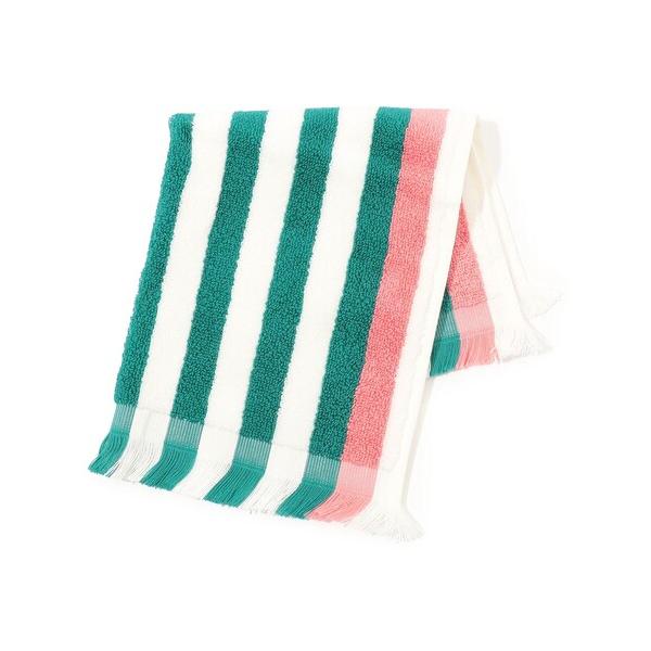 タオル コットンストライプハンドタオル