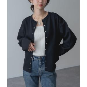 agnes b.（アニエスベー） カーディガン 長袖 スナップボタン