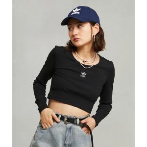 tシャツ エッセンシャルズ リブ クロップ 長袖Tシャツ / ロンT / アディダスオリジナルス adidas Originals レディース｜ZOZOTOWN Yahoo!店