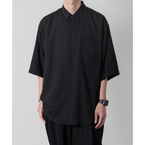 シャツ Crepe de Chine HALF SLEEVE SHIRT メンズ